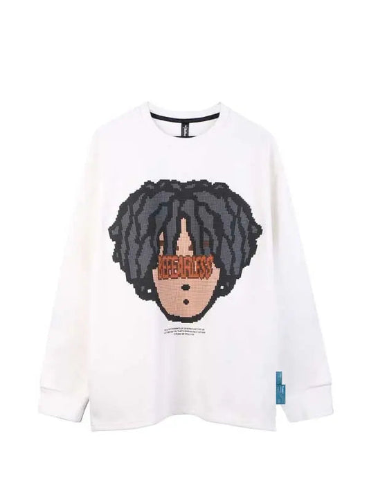 Boy Cartoon Graphic Casual Sweatshirt