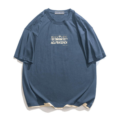 Mens 90s Vintage Oversized Shirts Unisex Harajuku T Shirt Print Graphic Tees