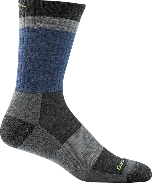 Darntough Men's Heady Stripe Micro Crew Light Cushion Sock