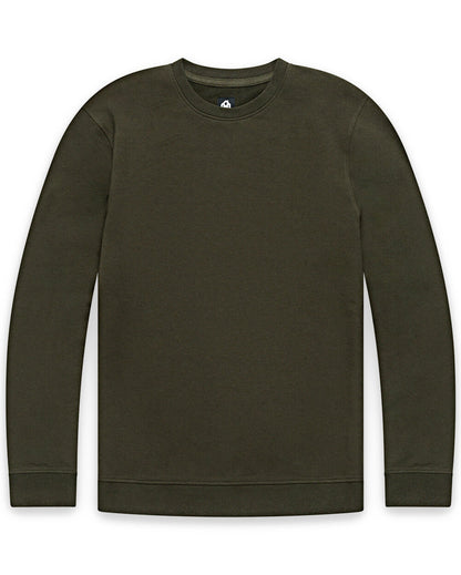 Crewneck Sweatshirt Green Shirt for Men