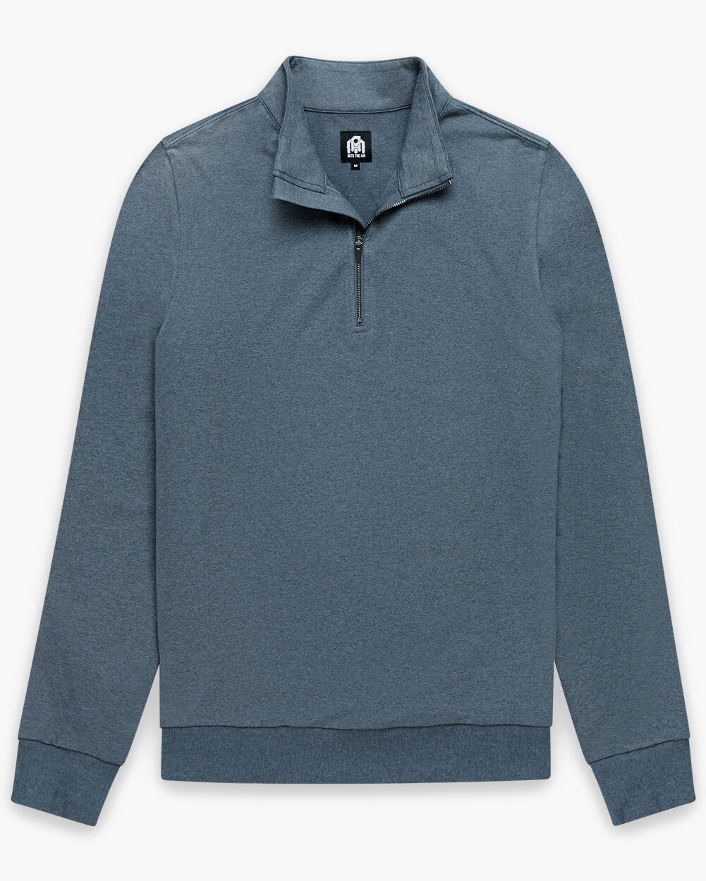 Mens Quarter Zip Tee Lightweight Long Sleeve Athletic Shirt Casual Pullover Top