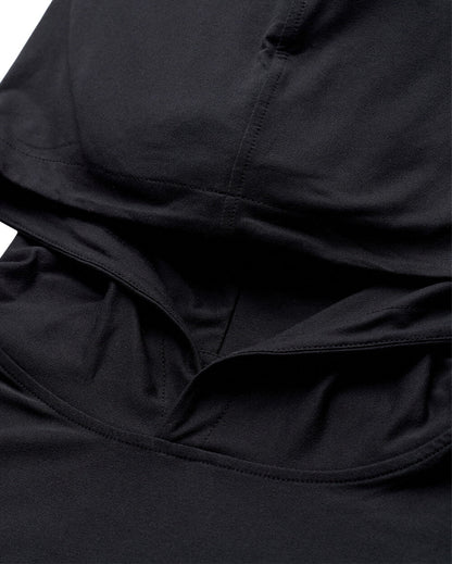 Mens Long Sleeve Hooded Active Tee Lightweight Workout Shirt with Hood