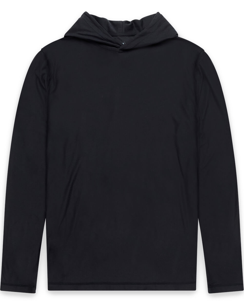 Mens Long Sleeve Hooded Active Tee Lightweight Workout Shirt with Hood