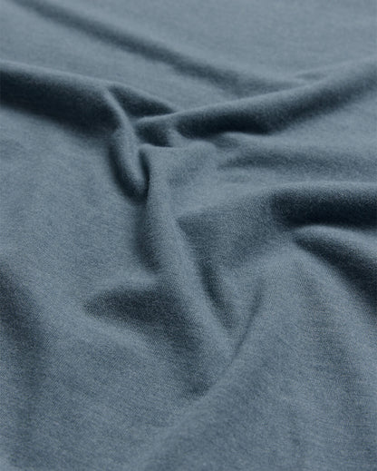 Long Sleeve Polo Shirt Sweatshirt for Men Blue
