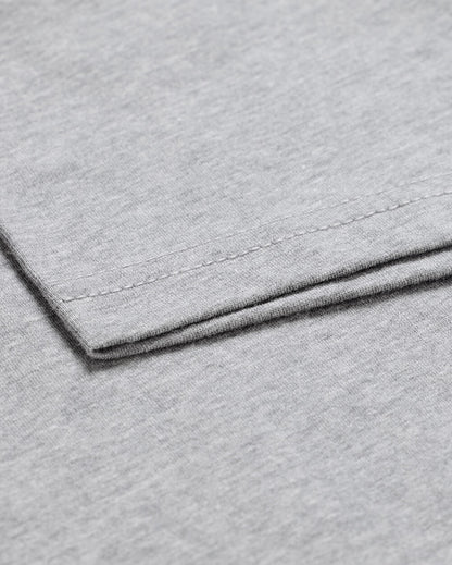 Basic Pure Color Cotton T-shirt Tee for Men