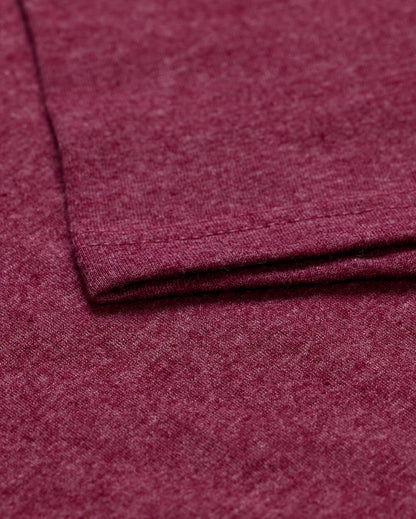 Basic Pure Color Cotton T-shirt Tee for Men