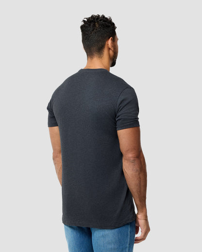 Basic Short Sleeve Tee Cotton T-shirt for Men