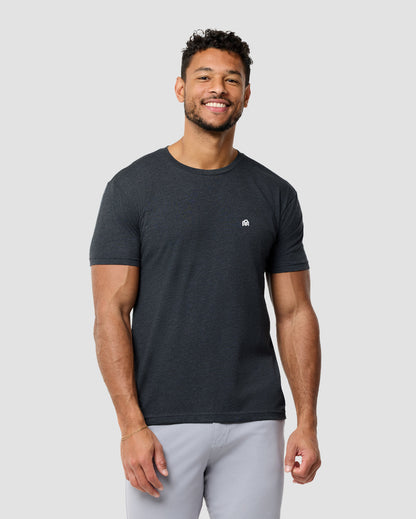 Basic Pure Color Cotton T-shirt Tee for Men