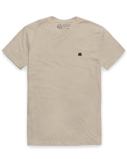 Basic Pure Color Cotton T-shirt Tee for Men