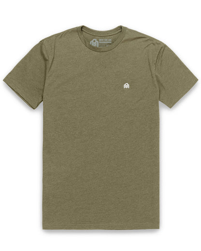 Basic Pure Color Cotton T-shirt Tee for Men