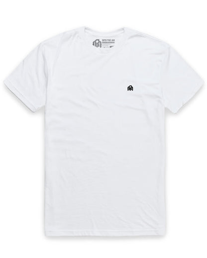 Basic Pure Color Cotton T-shirt Tee for Men