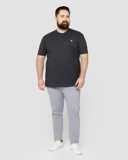 Basic Pure Color Cotton T-shirt Tee for Men
