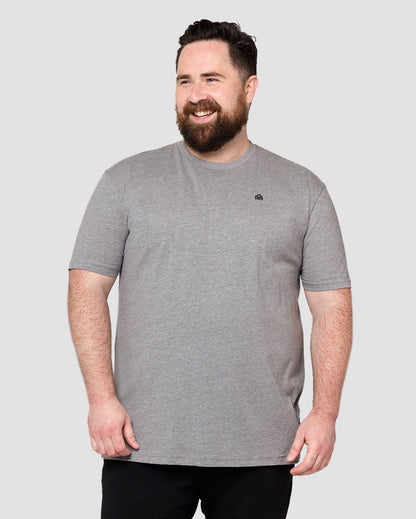 Basic Pure Color Cotton T-shirt Tee for Men