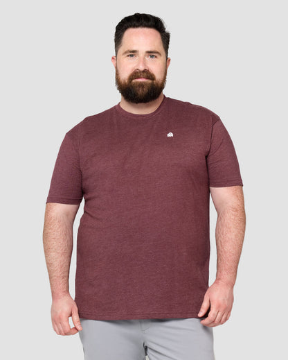 Basic Pure Color Cotton T-shirt Tee for Men