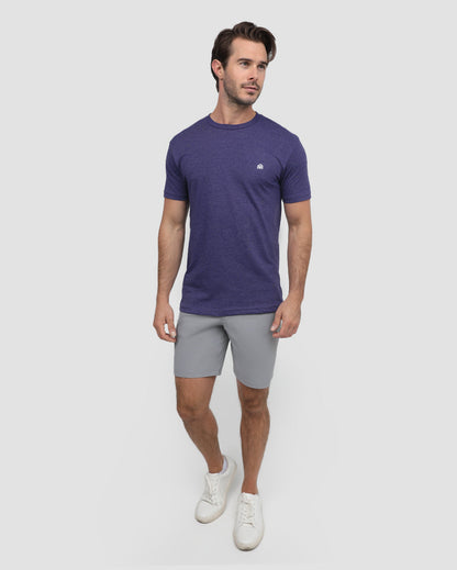 Basic Pure Color Cotton T-shirt Tee for Men