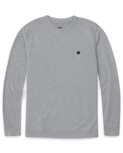 Mens Crewneck Sweatshirt Classic Fit Fleece Pullover Casual Long Sleeve Shirt