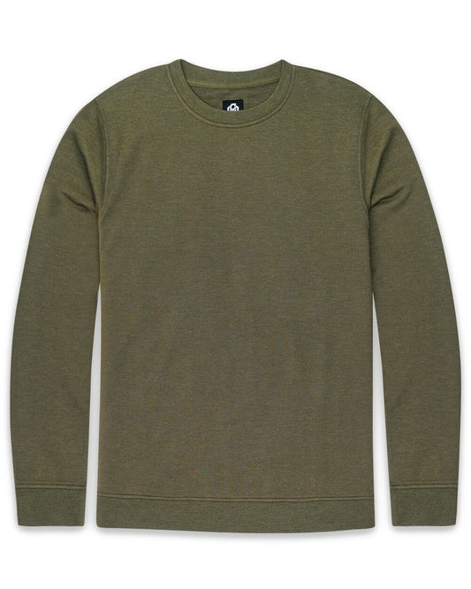 Crewneck Sweatshirt Green Shirt for Men