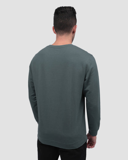 Crewneck Sweatshirt Green Shirt for Men