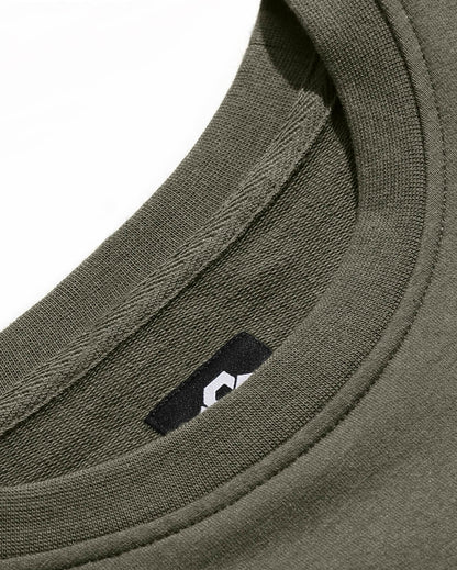 Mens Crewneck Sweatshirt Classic Fit Fleece Pullover Casual Long Sleeve Shirt