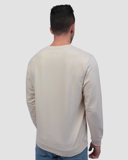 Mens Crewneck Sweatshirt Classic Fit Fleece Pullover Casual Long Sleeve Shirt
