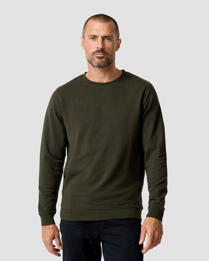 Crewneck Sweatshirt Green Shirt for Men