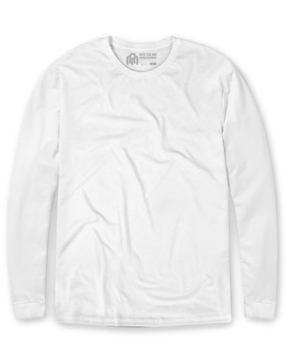 Long Sleeve Tee Mens Essential Solid Tee Lightweight Breathable Comfy Fit