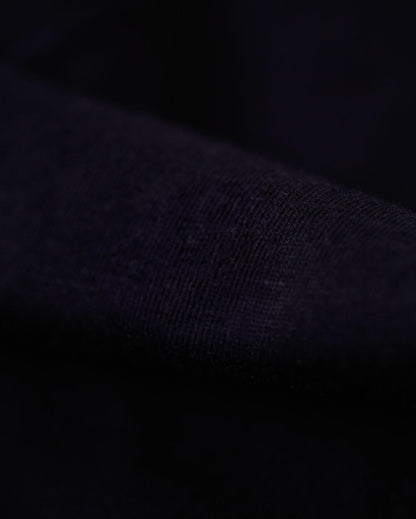 V-Neck Tee Cotton Black T-shirt for Men
