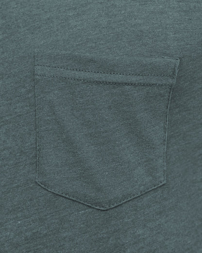 Mens Pocket T Shirt Classic Solid Color Casual Tee