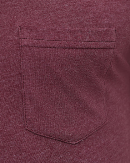 Mens Pocket T Shirt Classic Solid Color Casual Tee