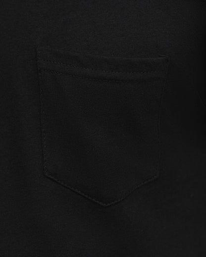 Mens Pocket T Shirt Classic Solid Color Casual Tee