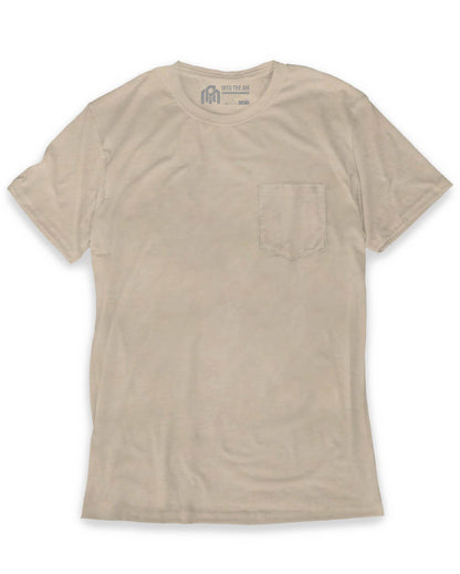 Mens Pocket T Shirt Classic Solid Color Casual Tee