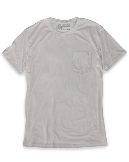 Mens Pocket T Shirt Classic Solid Color Casual Tee