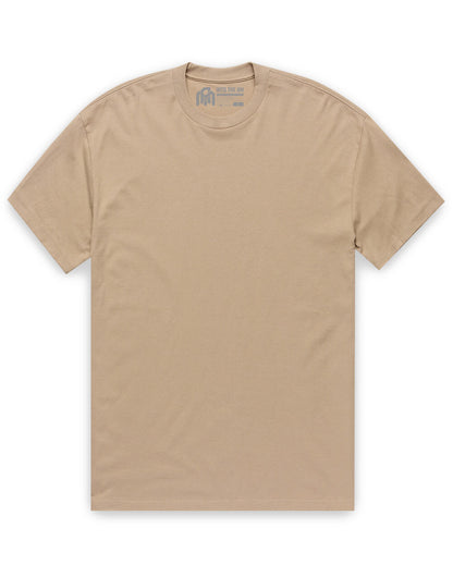 Minimalist Mens T Shirt Classic Fit Solid Color Daily Wear Black