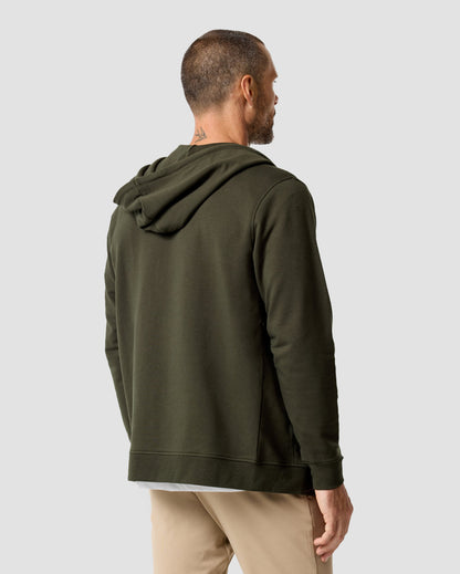 Mens Zip Up Hoodie Casual Fleece Jacket with Front Pockets Long Sleeve Sweatshirt