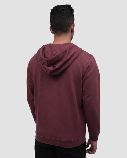 Mens Zip Up Hoodie Casual Fleece Jacket with Front Pockets Long Sleeve Sweatshirt