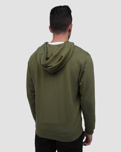 Mens Zip Up Hoodie Casual Fleece Jacket with Front Pockets Long Sleeve Sweatshirt