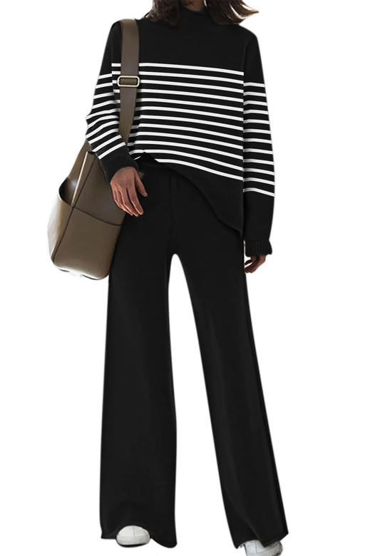 Womens 2 Piece Outfit Set Long Sleeve