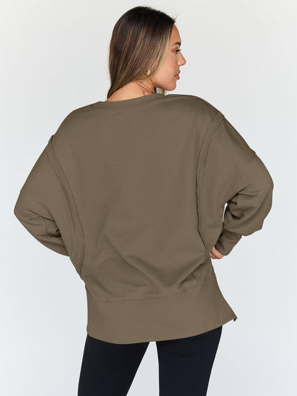 Womens Oversized Sweatshirts Hoodies Crewneck Shirts Fall Outfits