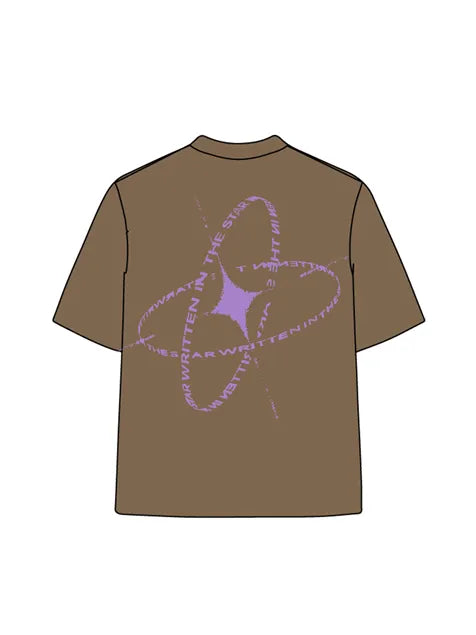 270g Cotton Astronaut Interstellar Wash Old T-shirt