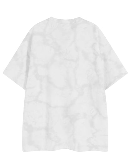 Mens Graphic Tee Shirts Oversized Baggy Loose Cotton T-Shirt Streetwear