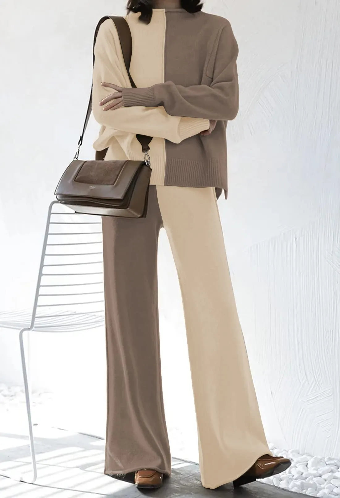 Womens 2 Piece Outfit Set Long Sleeve