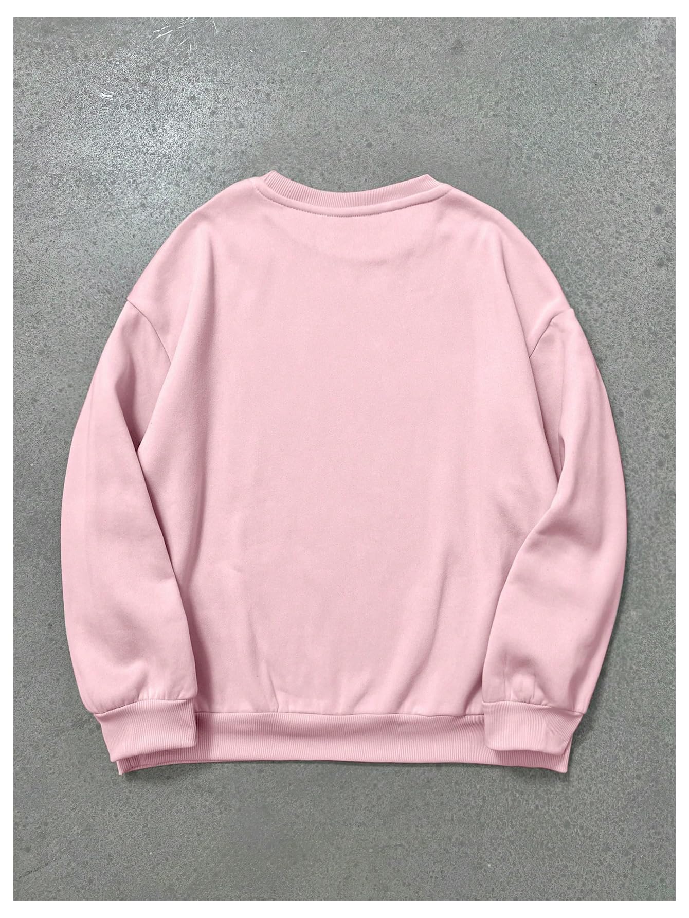 Women's Letter Graphic Print Long Sleeve Sweatshirt Pullover Tops