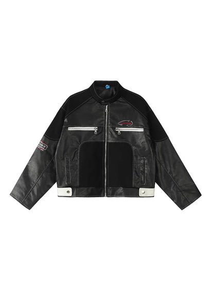 Women's Zipper Faux Leather Jacket – Sleek & Stylish Outerwear