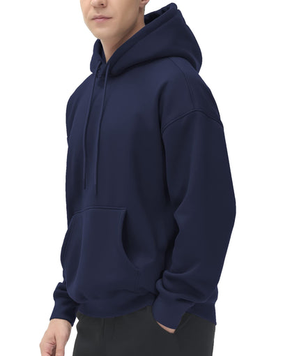 Men's Fleece Pullover Hoodie Loose Fit Ultra Soft