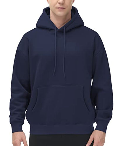 Men's Fleece Pullover Hoodie Loose Fit Ultra Soft