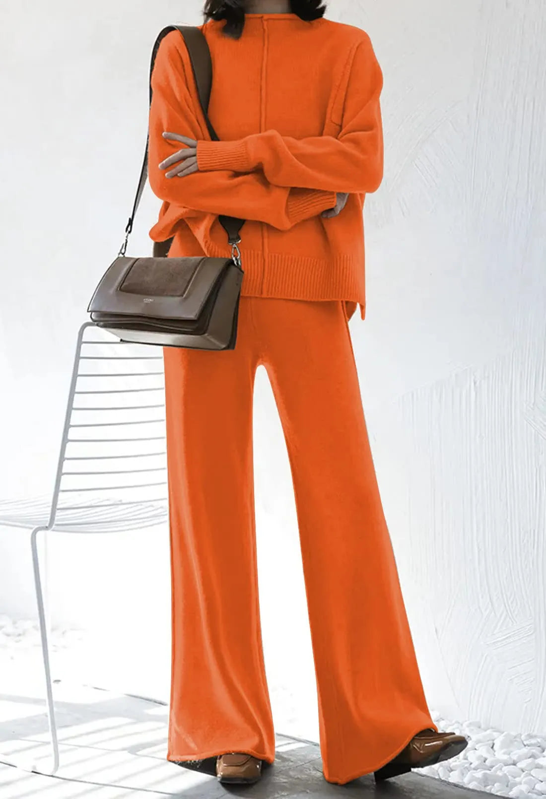 Womens 2 Piece Outfit Set Long Sleeve