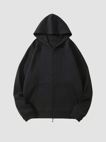 400g Cotton Zip-up Hoodie