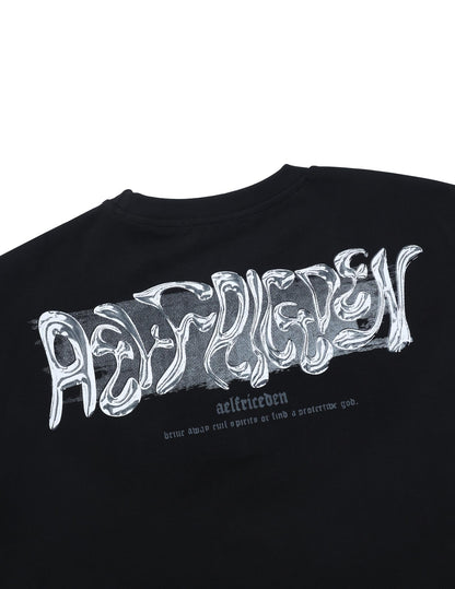 Metalic Graphic Tees Men Y2k Oversized T Shirts Women Vintage Tees Unisex Summer Tops
