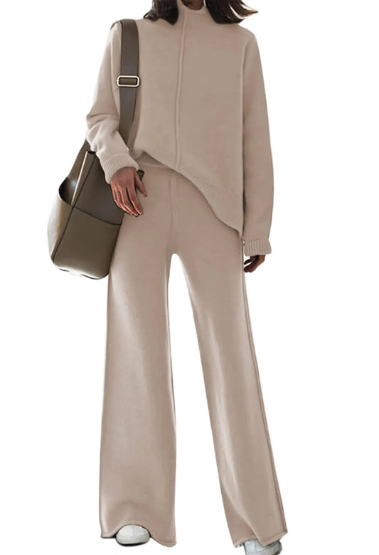 Womens 2 Piece Outfit Set Long Sleeve