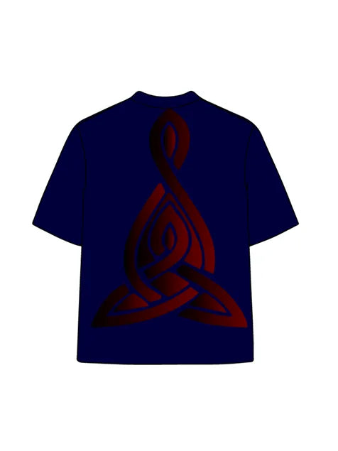 270g Cotton Love Logo Color Contrast Wash Old T-shirt for Mom
